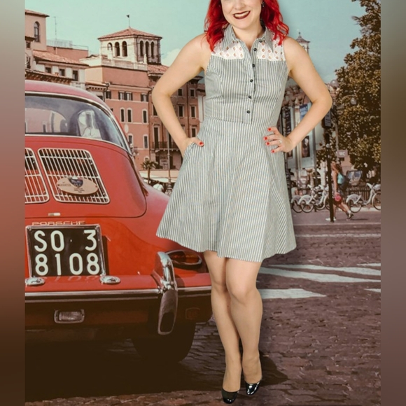 Smak Parlour Darling in Charge Shirt Dress. Size L. NWOT - Picture 2 of 12